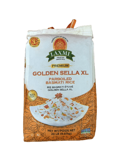 Laxmi Golden Sella XL Parboiled Basmati Rice 20lb Pallet