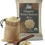 Jiva Organics Brown Basmati Rice 4 lb bag pallet