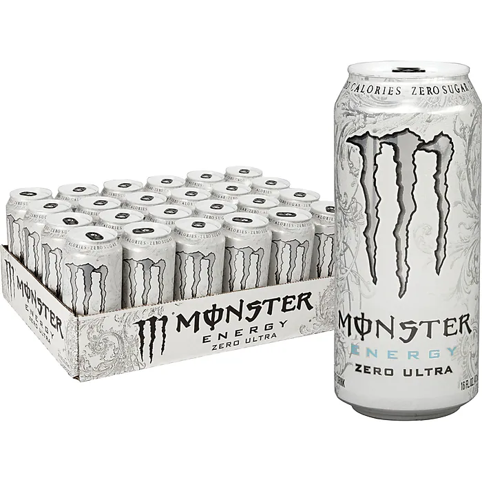 Monster Energy Ultra Zero Drink, 16 Oz. Cans, 24/Pack Pallet
