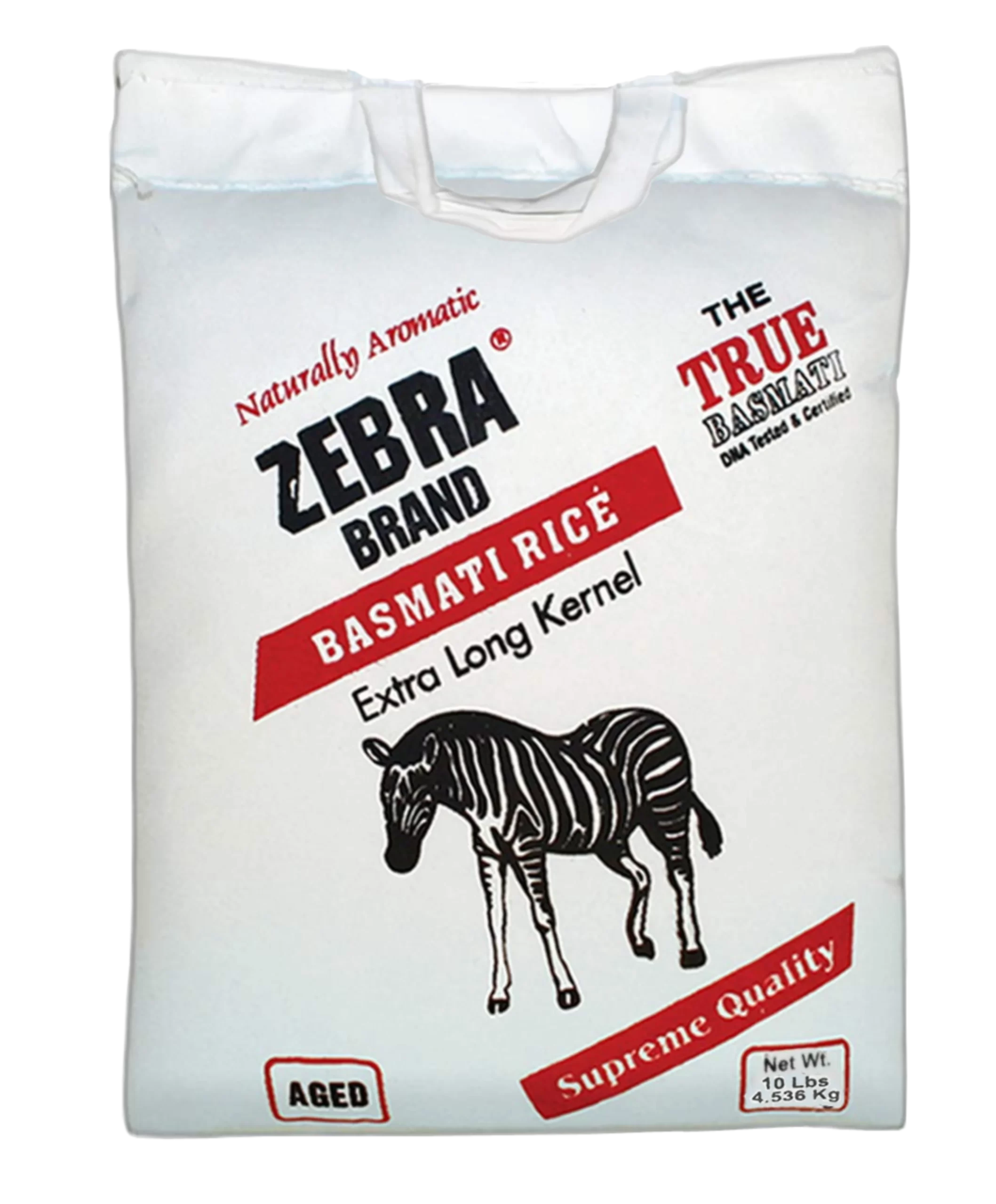 Zebra - Naturally Aromatic Basmati Rice Extra Long Kernel (10lb) Pallet