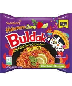 Alternative view of Buldak Habanero Lime