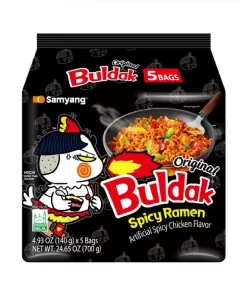 Samyang Spicy Hot Chicken Flavor Instant Ramen, 4.93 oz, 5 Pack